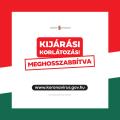 MEGHOSSZABBÍTVA! Kijárási korlátozás. Sportra vonatkozó rész.